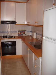 Kuchyň nebo kuchyňský kout v ubytování Apartamentos Pueblo Salado