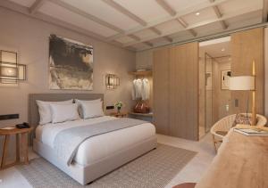 Ένα ή περισσότερα κρεβάτια σε δωμάτιο στο Hotel Boutique Cigarral de las Mercedes