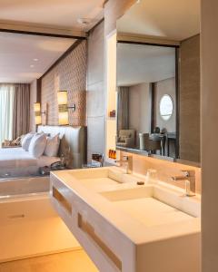 Voodi või voodid majutusasutuse Widiane Resort toas