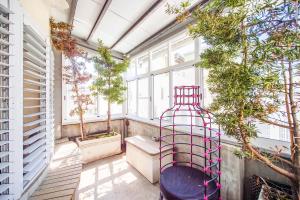 Tainan Weshare Hotel外面的花园