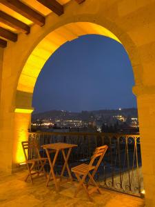 A balcony or terrace at Kayra Cave Suites