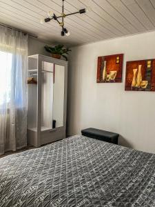 Katil atau katil-katil dalam bilik di Ferienwohnung Santino