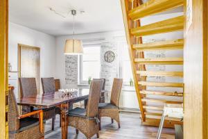 Χώρος καθιστικού στο Ferienwohnung Ziesing Friedrichsbrunn