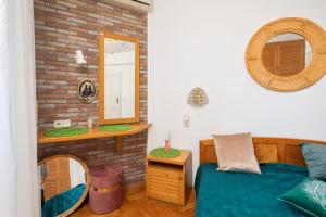 Ein Bett oder Betten in einem Zimmer der Unterkunft Golden View Apartment
