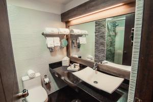 Um banheiro em Hotel Diamond Lima