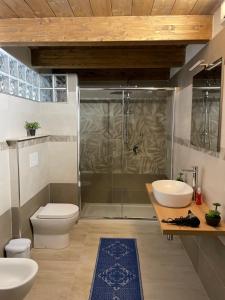 Koupelna v ubytování S'Abba Druche rooms