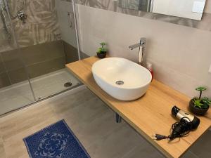 Koupelna v ubytování S'Abba Druche rooms