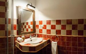Koupelna v ubytování Casa Rural La Loma