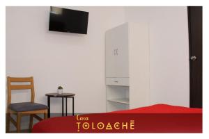 TV a/nebo společenská místnost v ubytování CASA TOLOACHE