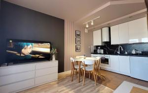Kuchyňa alebo kuchynka v ubytovaní APARTAMENT25b, plaża, internet, NETFLIX