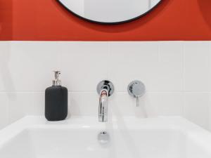 A bathroom at The Venue Spagna