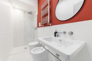 A bathroom at The Venue Spagna