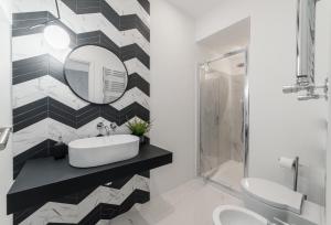 A bathroom at The Venue Spagna