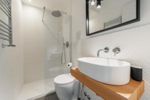 A bathroom at The Venue Spagna