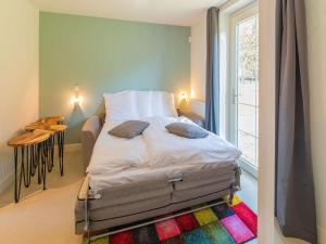 Katil atau katil-katil dalam bilik di Ecolodge in Remouchamps with its own sauna