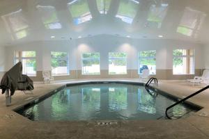 a swimming pool in a house with at Spa on Port Royal Sound II in Hilton Head Island