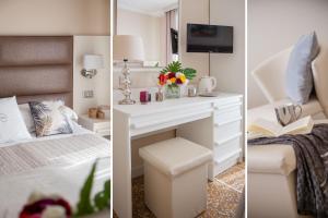 A bed or beds in a room at Hotel Mediterraneo