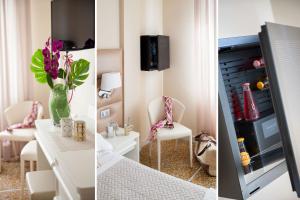 A kitchen or kitchenette at Hotel Mediterraneo