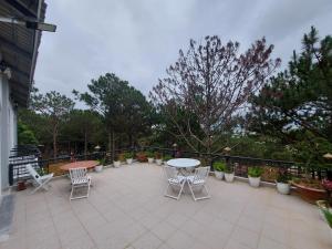 Ban công/sân hiên tại Gia An - hotel in Dalat