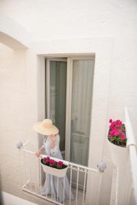 A balcony or terrace at Palazzo Manzoni by MANZONI COLLECTION