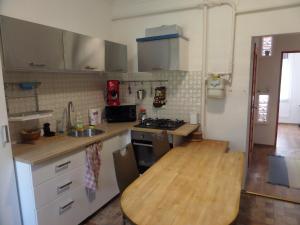 Virtuve vai virtuves zona naktsmītnē DRS apartment, fully renovated flat