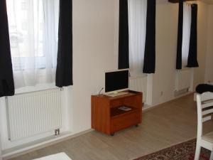 TV a/nebo společenská místnost v ubytování Appartement 45 qm mit Bad an der Mosel - Nähe Koblenz