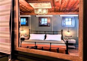 Кровать или кровати в номере Sunset Hotel Marmaris