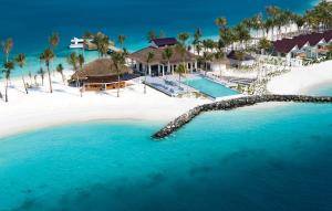 an aerial view of a resort on a beach at OBLU SELECT Lobigili - Premium All-Inclusive with Free Transfers in Male City