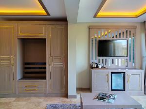 Kuchyň nebo kuchyňský kout v ubytování Roas Hotel Bodrum - City Center