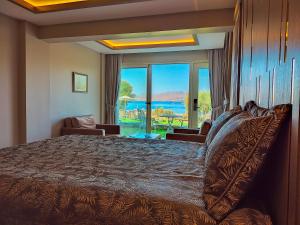 Postel nebo postele na pokoji v ubytování Roas Hotel Bodrum - City Center