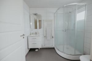 Phòng tắm tại Brúnastaðir Holiday Home +37 ảnh