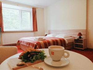 Кровать или кровати в номере Idilė Bed & Breakfast - Visaginas