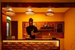Lounge nebo bar v ubytování Pousada Zabelê