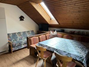 A seating area at Haus Osterrieder