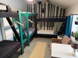 Postel nebo postele na pokoji v ubytování Looming Hostel