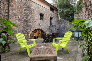 A patio or other outdoor area at Casa Rural de Benitandús