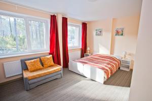 Postel nebo postele na pokoji v ubytování Idilė Bed & Breakfast - Visaginas