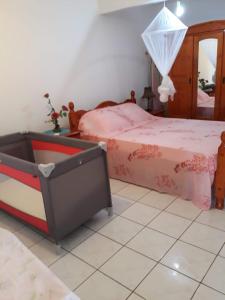 Postel nebo postele na pokoji v ubytování VILLA KAZALUCE - Appartement 2 chambres