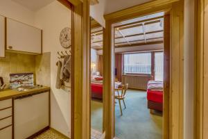 Kuhinja oz. manjša kuhinja v nastanitvi Apartments Olympiastraße
