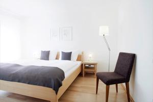 מיטה או מיטות בחדר ב-Hotel Restaurant Rüwe
