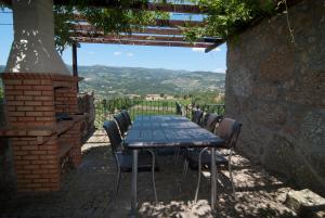 Uma vista geral da montanha ou uma vista da montanha a partir of the country house