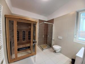 Kúpeľňa v ubytovaní Villa Bori Siófok