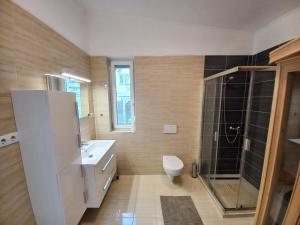 Kúpeľňa v ubytovaní Villa Bori Siófok
