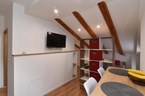 TV a/nebo společenská místnost v ubytování Studio apartmani Bethel