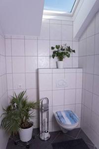 Vannituba majutusasutuses Appartementhaus Elfi