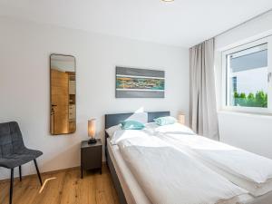 Postel nebo postele na pokoji v ubytování Apartment Alpenherz