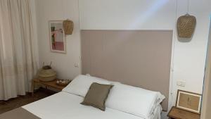 Ліжко або ліжка в номері Casa Adelaide, oasi di pace con vista mare