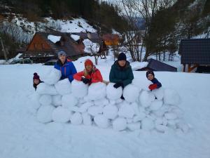 Chalupa U Kurišky during the winter