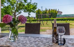 Vonkajšia záhrada v ubytovaní Apartment Melanie