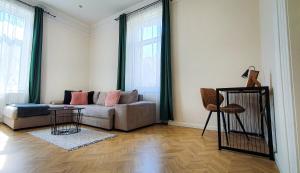 Posezení v ubytování SMARAGD Apartman